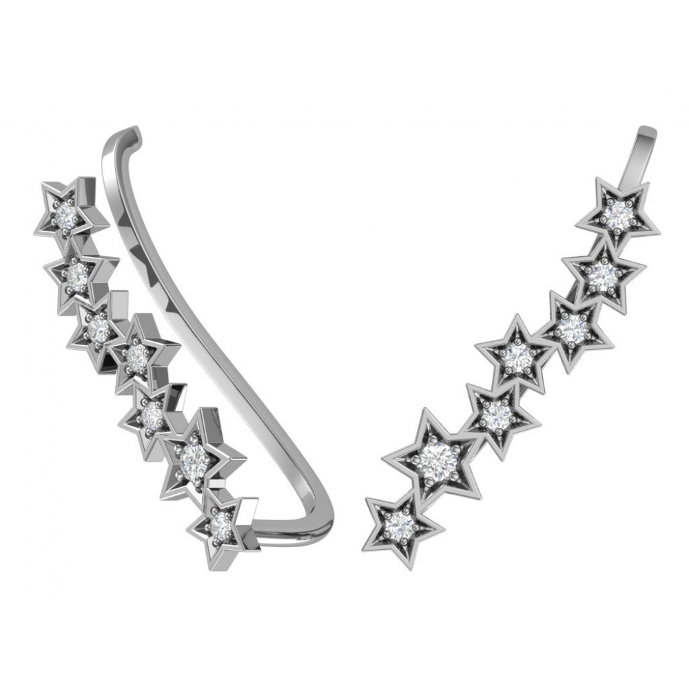 2101220-00775 Серьга-каффа (Серебро 925)