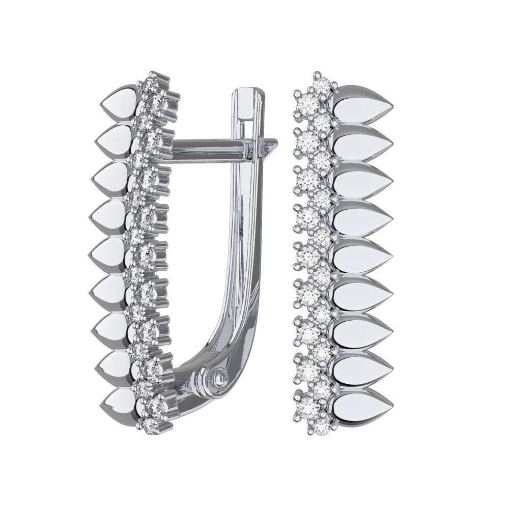 2101595-00775 Серьги (Серебро 925)