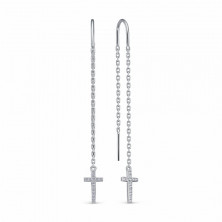 12-1128 Серьги (Серебро 925)