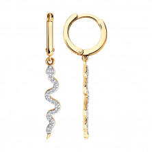 51-121-02889-1 Серьги (Золото 585)