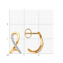 0200420 Серьги (Золото 585)