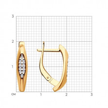 0200449 Серьги (Золото 585)