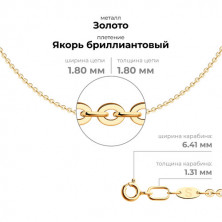 582030500 Цепь (Золото 585)