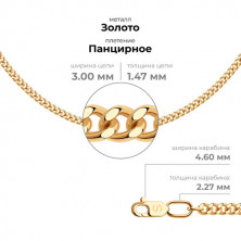 582040802 Цепь (Золото 585)