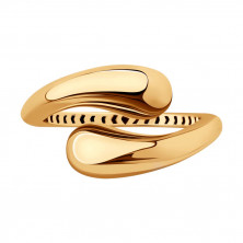 Кольцо золотое пробы 585 без вставок