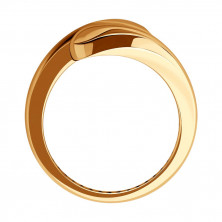 Кольцо золотое пробы 585 без вставок