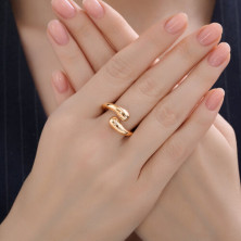 Кольцо золотое пробы 585 без вставок