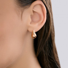 Серьги пусеты золотые пробы 585 без вставок