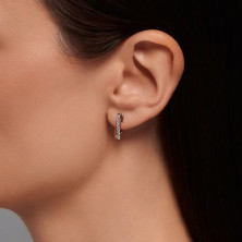 Серьги золотые пробы 585 с фианитом