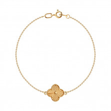 Браслет золотой пробы 585 без вставок