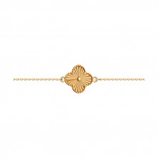 Браслет золотой пробы 585 без вставок