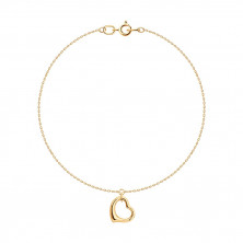 Браслет золотой пробы 585 без вставок