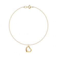 Браслет золотой пробы 585 без вставок