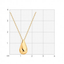 Колье золотое пробы 585 без вставок