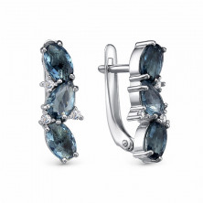 11-0082 лд Серьги (Серебро 925)