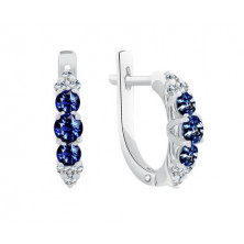 11-0207 сап Серьги (Серебро 925)