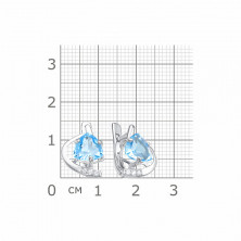 11-0225 топ Серьги (Серебро 925)