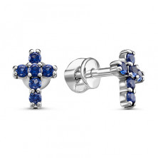 12-0480 сап Серьги (Серебро 925)