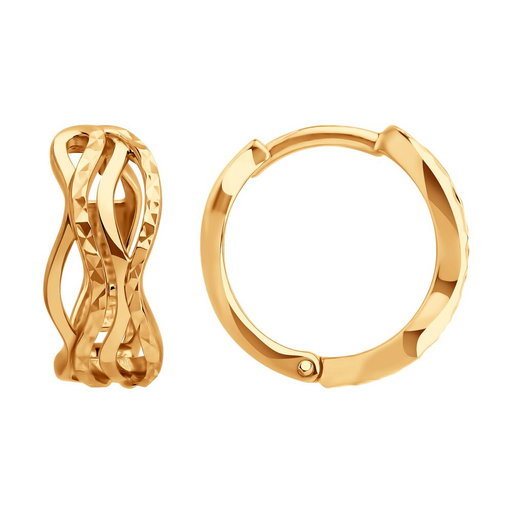 0200642 Серьги (Золото 585)