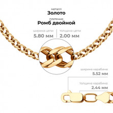 581011006 Цепь (Золото 585)