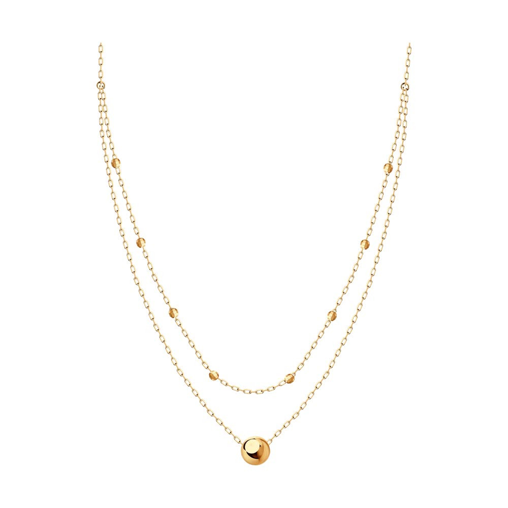 070479 Колье (Золото 585)