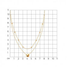 070479 Колье (Золото 585)