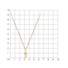 070669 Колье (Золото 585)