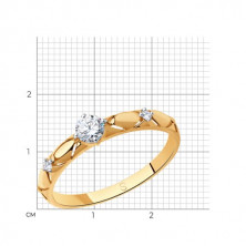 017538 Кольцо (Золото 585)