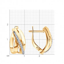 0200755 Серьги (Золото 585)