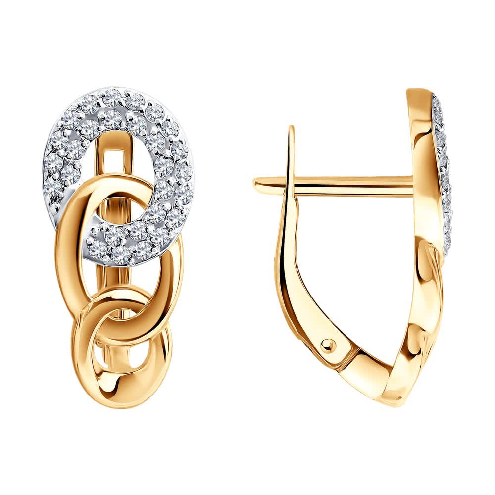 0200913 Серьги (Золото 585)