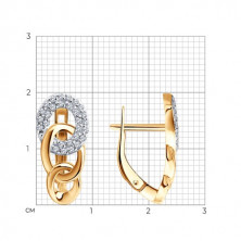 0200913 Серьги (Золото 585)