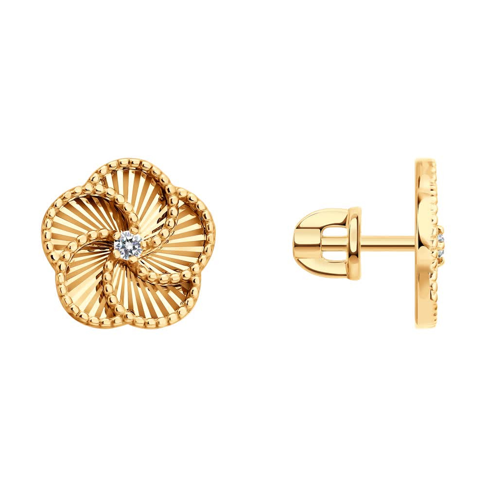 0200879 Серьги (Золото 585)