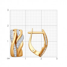 028002 Серьги (Золото 585)