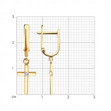 51-121-02598-1 Серьги (Золото 585)
