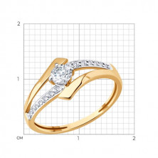 51-110-00982-1 Кольцо (Золото 585)