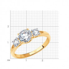 019023 Кольцо (Золото 585)