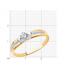 017297 Кольцо (Золото 585)