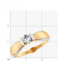 017818 Кольцо (Золото 585)