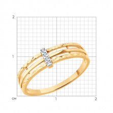 019574 Кольцо (Золото 585)