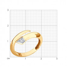 51-110-02821-1 Кольцо (Золото 585)